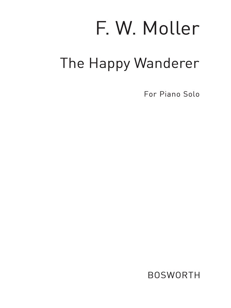 The Happy Wanderer (Easy Piano)